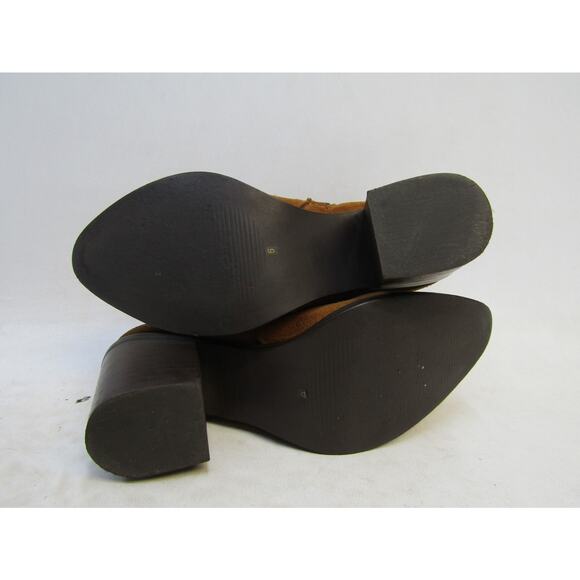 Steve Madden Womens Size 6 M Brown Suede Zip Ankle Fashion Boots Bootie - Picture 9 of 11